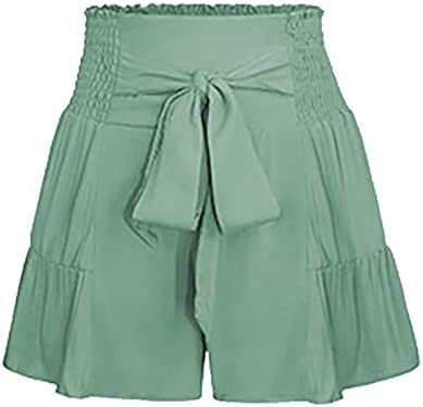 Pantaloni scurți de vară pentru femei casual cu talie înaltă cu talie comodă pantaloni scurți confortabili de tenis de tenis
