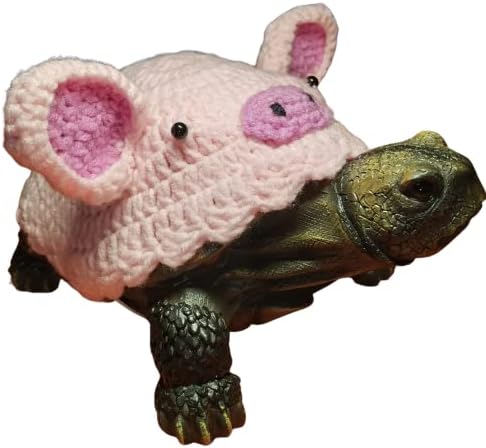 Pulover pentru broască țestoasă - Pulover de țestoasă tricotat de iarnă manual cu curea reglabilă cu curea mică pentru animale