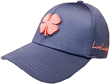 Trifoi Negru Nou Live Lucky Premium Clover 108 Sapphire Albastru Montat S/M Pălărie De Golf