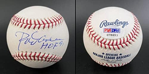 Rod Carew a semnat Romlb Baseball Minnesota Twins + HOF 91 PSA/ADN Autografat - baseballs autografat