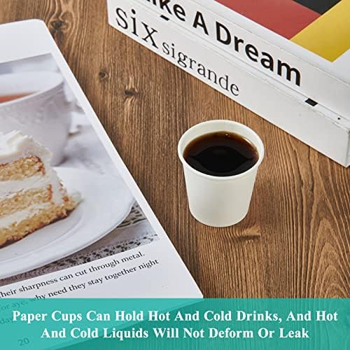 Cupe de baie JOLLY PARTY 2OZ, pachet de 360 cupe mici de hârtie, cupe albe pentru apă de gură, cupe Mini de hârtie de unică folosință, ceașcă de eșantionare a hârtiei, cupe Espresso
