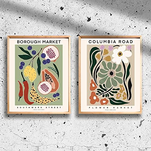 Faljiok Matisse Matisse Flower Wall Print. Postere inspirate de pe piața de pe piață, poster de flori pentru fructe pentru