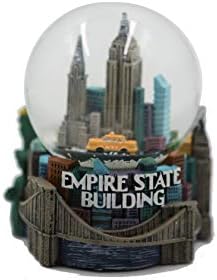 Zizo New York City Empire State Snow Globe Capture The Magic of NYC Christmas Snowglobe Skyline Water Globe Repere, inclusiv