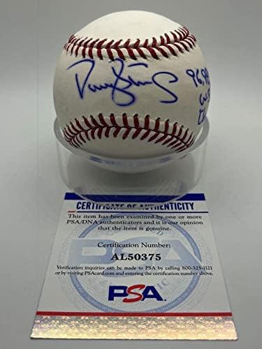 Darryl Strawberry 96 98 99 WS Champs Mets semnat autograf de baseball PSA ADN *75 - Baseballs autografate