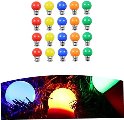 Nirelief LED colorat bec B22 baionetă iluminat bec Multicolor Mini golfuri minge Becuri 20buc