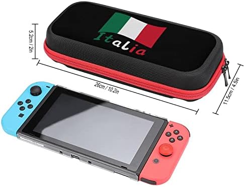 Comutator de pavilion italian care transportă carcasă protector Hard Portable Portable Tolable Hush cu 20 de cartușe de joc
