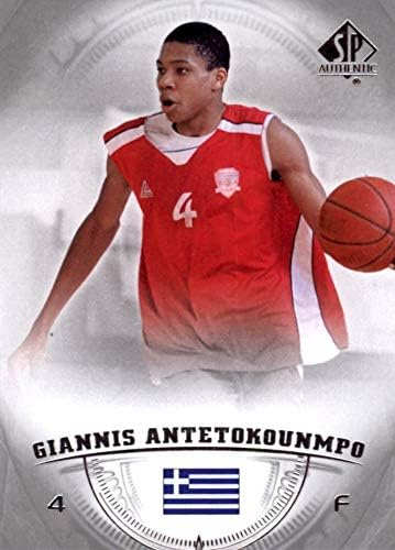 2013-14 Supertul SP SP Autentic - Giannis Antetokounmpo - Milwaukee Bucks Prospect Basketball Rookie Card - RC Card 36