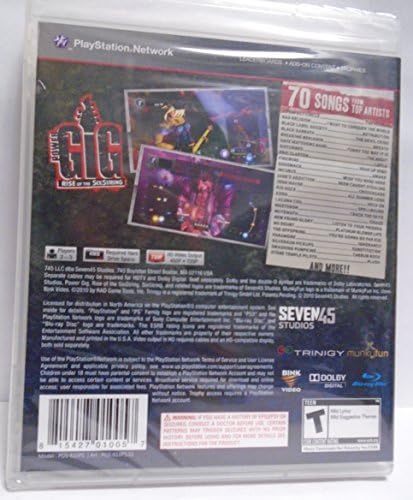 PS3 PlayStation 3 Power Gig - Rise of the Sixstring