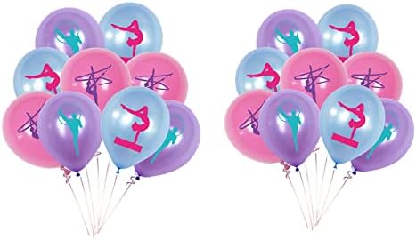 Dartsz Balloane de gimnastică, gimnastică fată latex baloane pentru jocuri de dans sport temă pentru copii