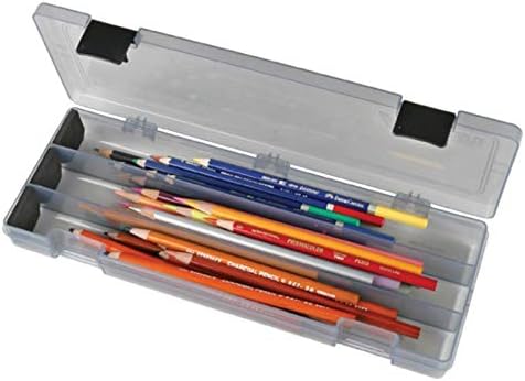 Artbin 6900ab Creion Utility Box, Art & Craft Organizator, [1] Cutie de depozitare divizată pentru stilouri, creioane, markere,