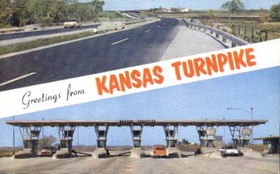 Kansas Turnpike, Kansas, carte poștală