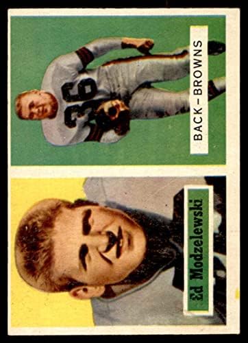 1957 Topps 127 Ed Modzelewski Cleveland Browns-FB Ex Browns-FB Maryland