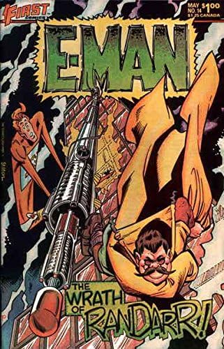 E-Man 14 VF / NM ; prima carte de benzi desenate