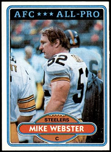 1980 Topps 350 Mike Webster Pittsburgh Steelers NM Steelers Wisconsin