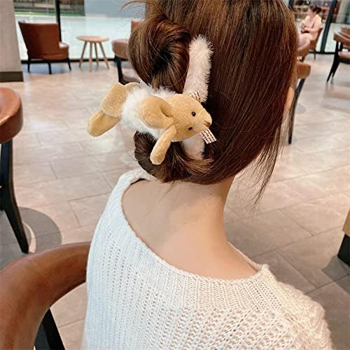 Bybycd Women Crab Clip drăguț în stil coreean Clip de păr Femei Headdress Headwear Rechin Clip pentru fete Accesorii pentru păr