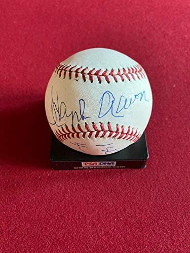Hank Aaron, autografat Baseball - baseball -uri autografate