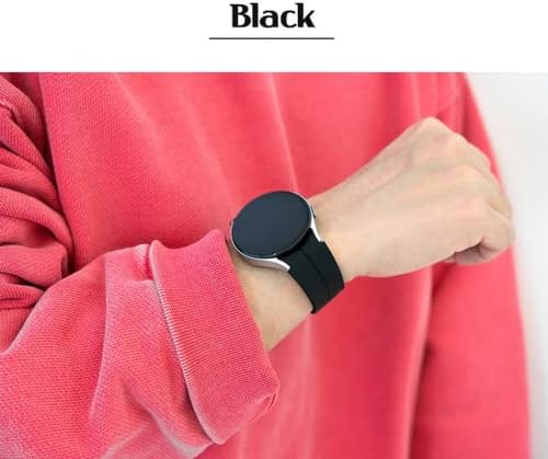 Band de ceas Meyzeli Compatibil cu Samsung Galaxy Watch 5 Pro/ 5/4/4 Serie clasică, Band Sport Sport Silicon la modă pentru