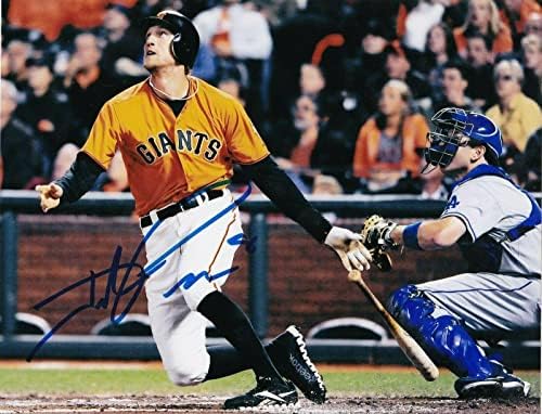 Hunter Pence San Francisco Giants Acțiune semnată 8x10 - Fotografii MLB autografate