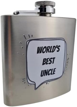 Cel mai bun Unchi din lume 6oz hip Flask cadou