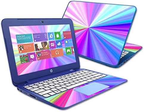 Pielea Mightyskins compatibilă cu HP Stream 11 - Rainbow Zoom | Cover de protecție, durabilă și unică de ambalare a decalului de vinil | Ușor de aplicat, eliminat și schimbare stiluri | Made in SUA