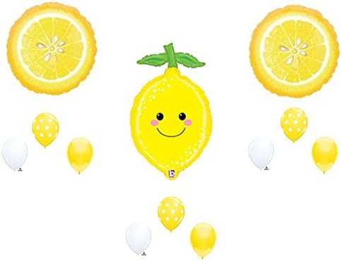 Smiley LEMONADE PENTRU A VĂRII PĂRȚI DE VARĂ BALLOONE DE DECORARE DOWER Fructe Tutti