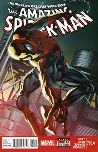 Amazing Spider-Man, 700.4 VF / NM; carte de benzi desenate Marvel