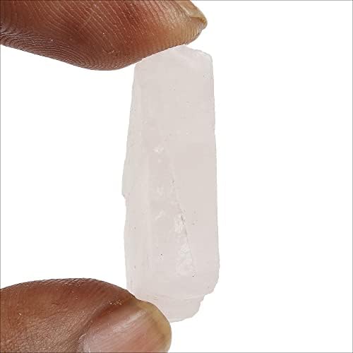 GEMHUB naturale clar alb cuarț 50 Ct. Cristal de vindecare certificat cristal brut brut pentru decorare și vindecare