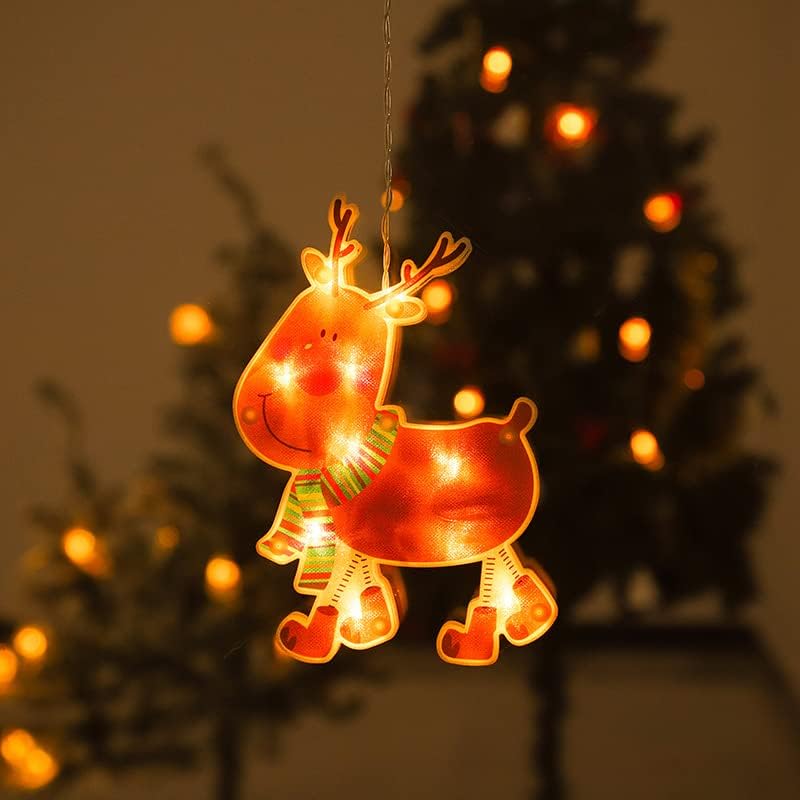 Pifude de Crăciun decorațiuni de Crăciun autocolant Moș Crăciun Claus Snowman Cupa de aspirație Decor Bright