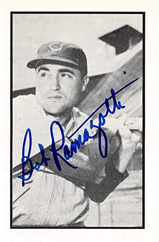 Autograf depozit 621539 Bob Ramazotti Card de baseball autografat - Chicago Cubs, 67 1953 Bowman - No.41 1983 Serie de reimprimare