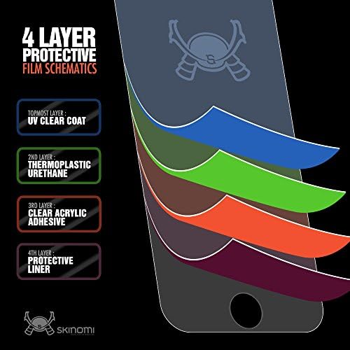Skinomi Ecran Protector compatibil cu iPhone 7 Plus clar TechSkin TPU Anti-bule HD Film
