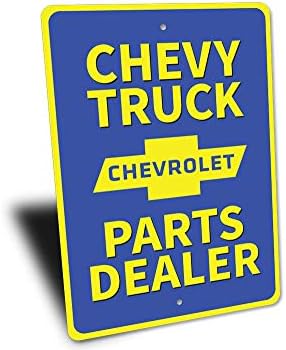 Semn de distribuitor Chevy Truck Parts, Chevy Garage Metal Sign - 16 x 24