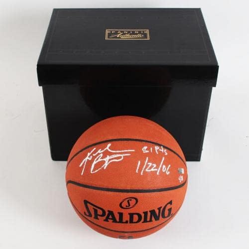 Kobe Bryant 81 puncte 1/22/2006 semnat NBA Game Basketball Panini Coa - Baschet autografat