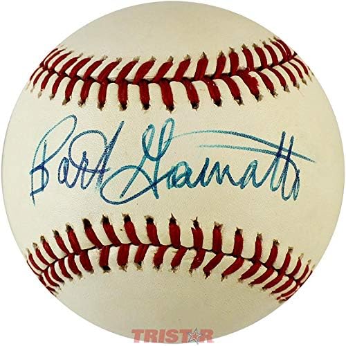 Bart Giamatti Autografat Rawlings NL Baseball PSA/ADN Grad 8 - Baseballs autografate