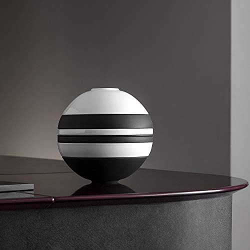Villeroy & amp; Boch Iconic La Boule obiect de design de vesela negru & alb cu suprafață interesantă, porțelan Premium, sigur