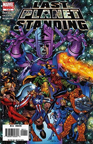 Ultima planetă în picioare 1 VF; Marvel carte de benzi desenate / Galactus