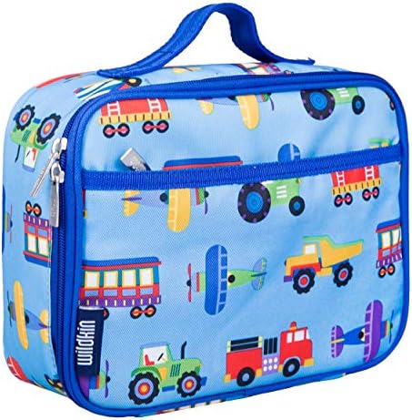 Wildkin Kids izolat pranz box Bag pentru băieți & amp; fete, reutilizabile Kids lunch Box este Perfect pentru elementar, Ideal