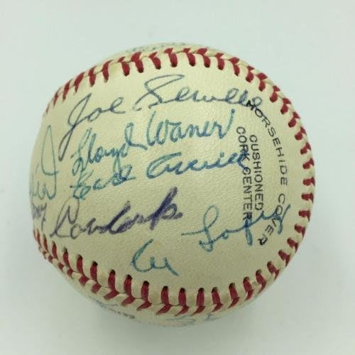Frumoasă Hall of Fame din 1970 Baseball multi -semnat 20+ Signatures JSA COA - Baseballs autografate
