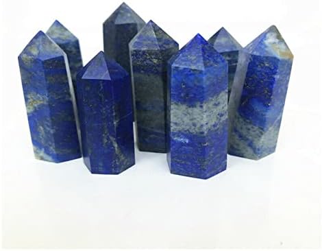 SUWEILE JJST 5pcs 40-65mm Naturale Lapis Lazuli cuarț cristal punct Rock Piatra bagheta vindecare Reiki decorare pietre naturale