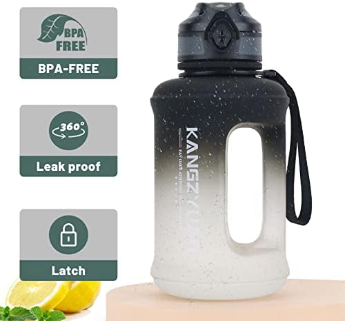Sticlă de apă Mini Gallon Kids-23oz, mică durabilă pentru școală, fără BPA, Tritan, rezistență la scurgere, cu gura largă,