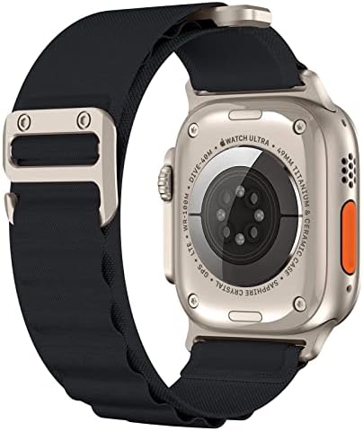 Leunglik Sport Band Compatibil cu Apple Watch Ultra 49mm, Iwatch Series 8/7/6/SE/5/4 [45/44mm], seria 3 [42mm], curea robustă