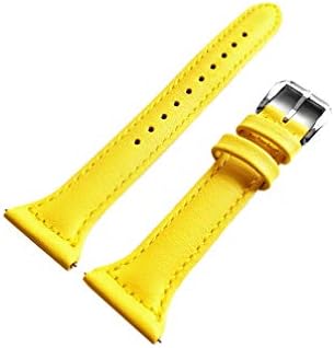 Nickston Yellow Color Slim Band Compatibil cu Garmin Vivoactive 4 45mm carcasă Smartwatch Elegant Moale Pietre Brățară PT22