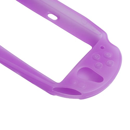 Wantmall Purple Protective Gel Gel Mânecă moale Silicon Case pentru Sony PlayStation Vita 2000
