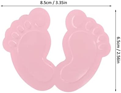 160 pcs amprentă pentru bebeluși pentru bebeluși picioare pentru copii împrăștiați confetti pentru ziua de naștere pentru copii